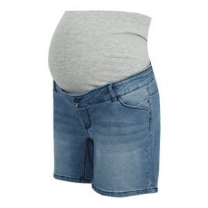 Mamalicious Curve Jeans albastru denim / gri amestecat imagine