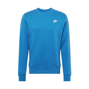 Nike Sportswear Bluză de molton albastru / alb imagine