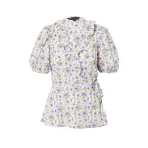 Dorothy Perkins Bluză fildeş / verde deschis / lila imagine