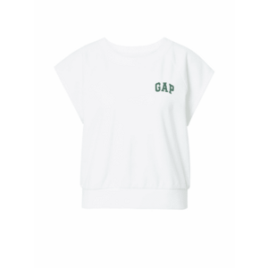 GAP Bluză de molton verde / alb imagine