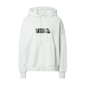 Nike Sportswear Bluză de molton gri deschis / negru imagine