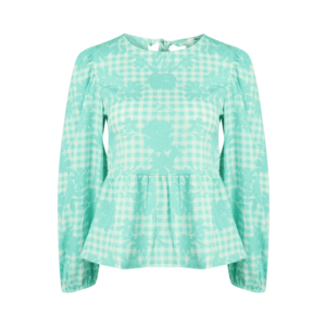 Dorothy Perkins Petite Bluză verde jad / alb imagine