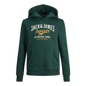Jack & Jones Junior Bluză de molton galben / verde / alb imagine