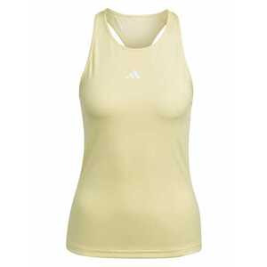 ADIDAS PERFORMANCE Sport top galben pastel / alb imagine