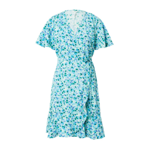 OBJECT Rochie tip bluză 'Papaya' albastru / verde mentă / alb imagine