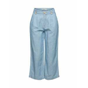 ESPRIT Pantaloni cu cute albastru denim imagine