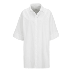 Monki Rochie tip bluză alb imagine