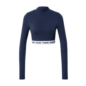 Tommy Jeans Tricou bleumarin / alb imagine