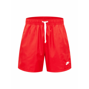 Nike Sportswear Pantaloni roșu / alb imagine