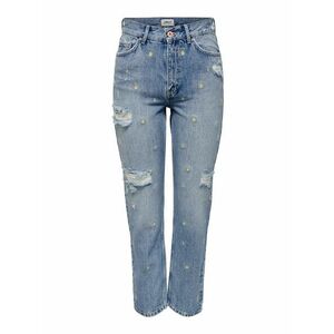 ONLY Jeans 'FINE' albastru denim / galben deschis imagine