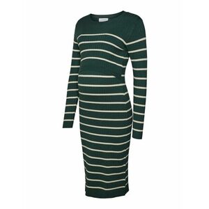MAMALICIOUS Rochie tricotat 'Siv' ecru / verde pin imagine