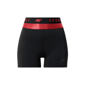 4F Pantaloni sport roșu / negru imagine