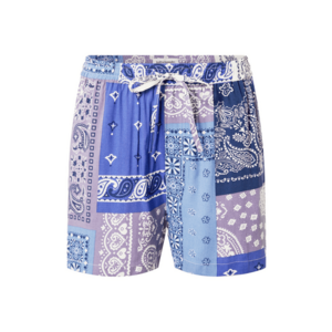 Lollys Laundry Pantaloni 'Bao' albastru / mov liliachiu / alb imagine