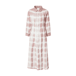 Maison 123 Rochie tip bluză 'LAURICE' roz pudră / alb imagine