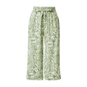 ZABAIONE Pantaloni 'Maya' verde pastel / verde deschis / alb imagine