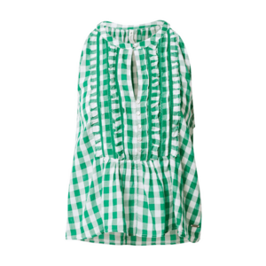 Pepe Jeans Bluză 'GABRIELA' verde / alb imagine