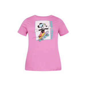 ONLY Carmakoma Tricou 'Mickey' mai multe culori / roz eozină imagine