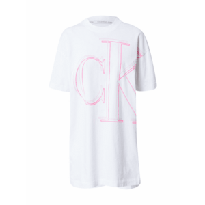 Calvin Klein Jeans Rochie roz deschis / alb murdar imagine