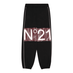 N°21 Pantaloni maro / negru / alb imagine