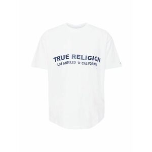 True Religion Tricou bleumarin / alb imagine