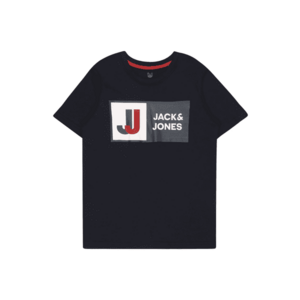 Jack & Jones Junior Tricou 'Logan' bleumarin / roșu / alb imagine