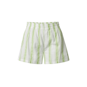 NA-KD Pantaloni verde / alb imagine