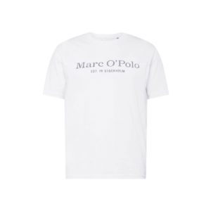 Marc O'Polo Tricou albastru marin / alb natural imagine