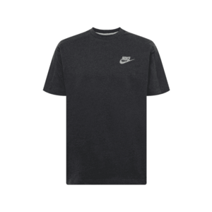 Nike Sportswear Tricou negru / argintiu imagine