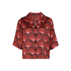 Sisley Bluză 'CAMICIA' rosé / roșu / negru imagine