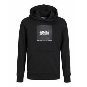 Jack & Jones Junior Bluză de molton negru / alb imagine