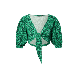 Nasty Gal Bluză verde / verde mentă / verde închis imagine