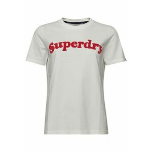 Superdry Tricou roșu / alb imagine