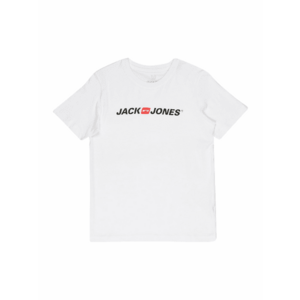 Jack & Jones Junior Tricou roșu / negru / alb imagine