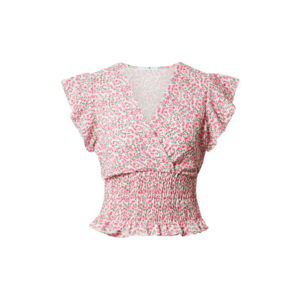 Hailys Bluză 'Gina' verde / roz / roz / alb imagine
