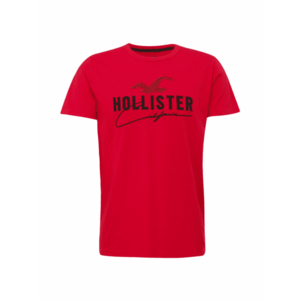 HOLLISTER Tricou roșu / negru imagine