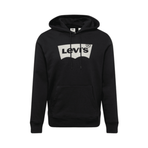 LEVI'S Bluză de molton 'LSE_T3 GRAPHIC HOODIE BLACKS' negru / argintiu imagine