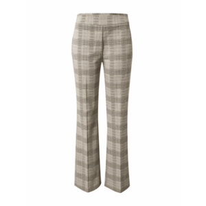 ESPRIT Pantaloni cu dungă maro ruginiu / negru / alb lână imagine