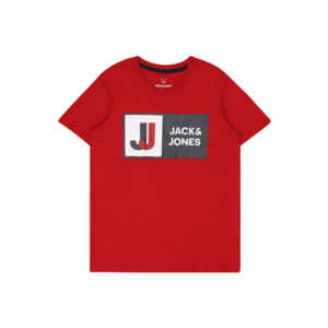 Jack & Jones Junior Tricou bleumarin / roșu / alb imagine