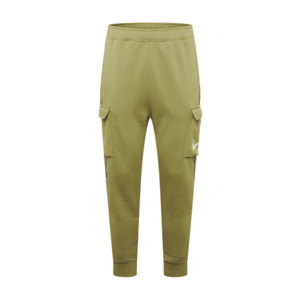Nike Sportswear Pantaloni cu buzunare verde / negru / alb imagine