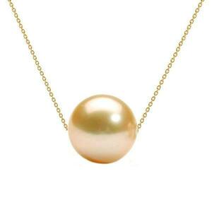 Colier Aur cu Perla Naturala Premium Crem - Cadouri si perle imagine