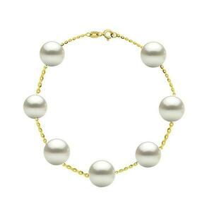 Bratara Office Aur 14k si Perle Naturale Premium de 8 mm - Cadouri si perle imagine