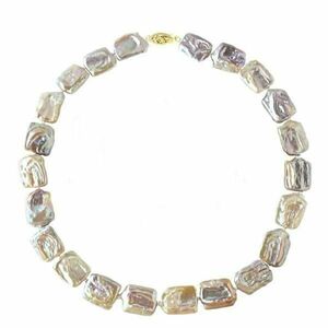 Colier Perle Naturale Multicolore Baroque cu Inchizatoare Aur - Cadouri si perle imagine