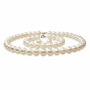 Set Clasic Perle Naturale de Cultura Albe - Cadouri si perle imagine