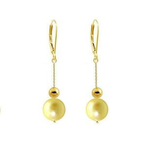 Cercei Aur Lungi cu Perle Akoya Gold - Cadouri si perle imagine