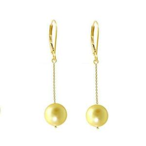 Cercei Aur Lungi si Perle Akoya Gold - Cadouri si perle imagine