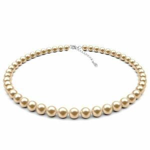 Colier Perle Naturale Crem de 6-7 mm cu inchizatoare de Argint imagine