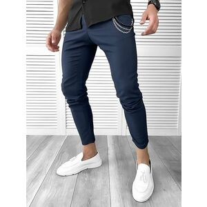 Pantaloni barbati casual albastri TP1450 imagine
