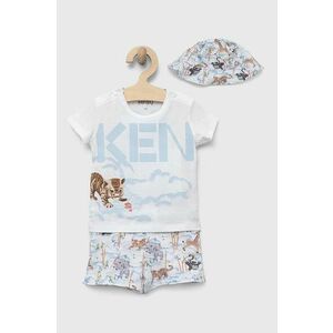 Kenzo Kids compleu bebe culoarea alb imagine