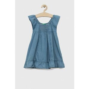 United Colors of Benetton rochie din denim pentru copii mini, evazati imagine