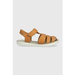 Shoo Pom sandale din piele pentru copii culoarea maro imagine